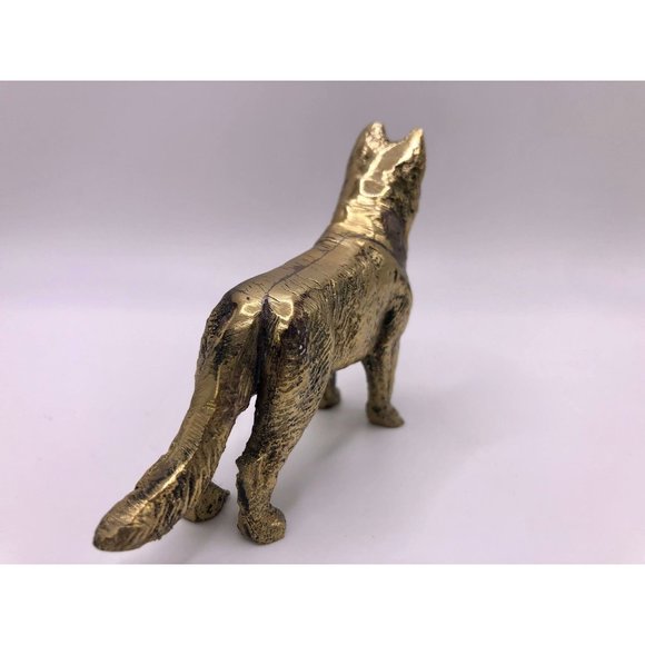 Vintage Brass German Shepard Figurine - Picture 4 of 7